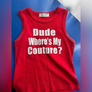 RARE Dude Where’s My Couture Top